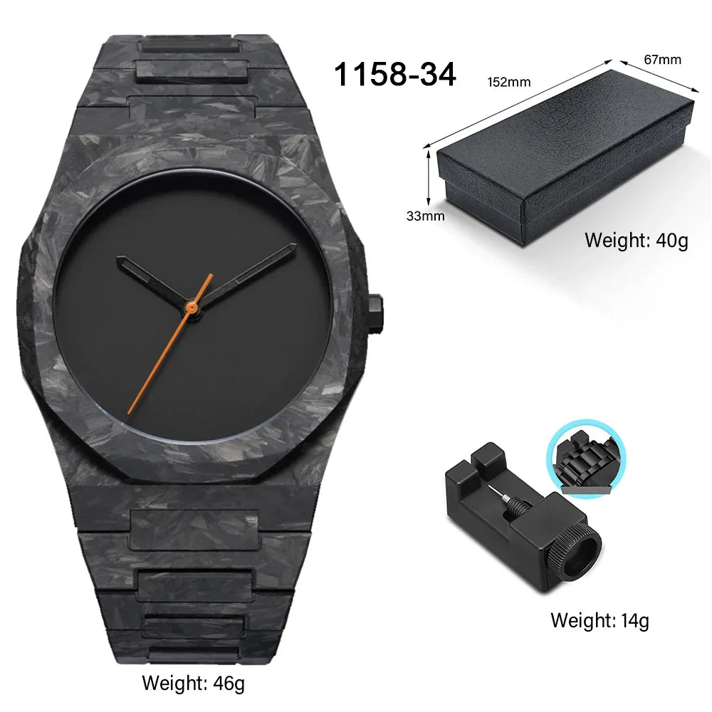 Reloj Milano Nero Forged Carbon