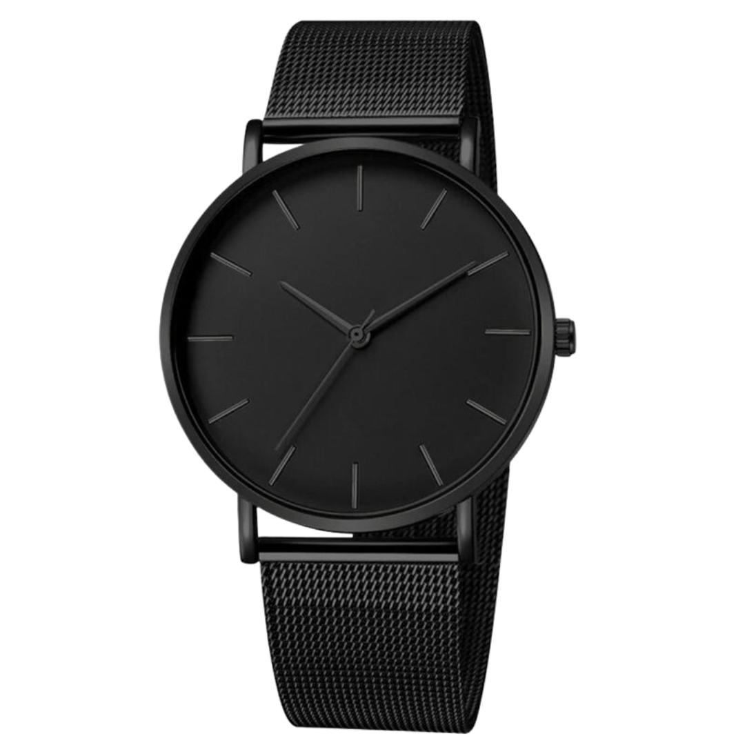 Kit con 2 relojes minimalistas para hombre