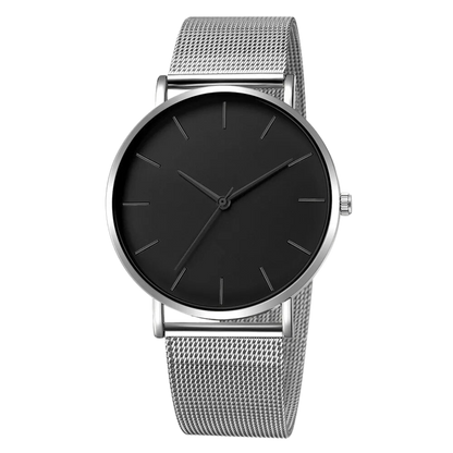 Kit con 2 relojes minimalistas para hombre
