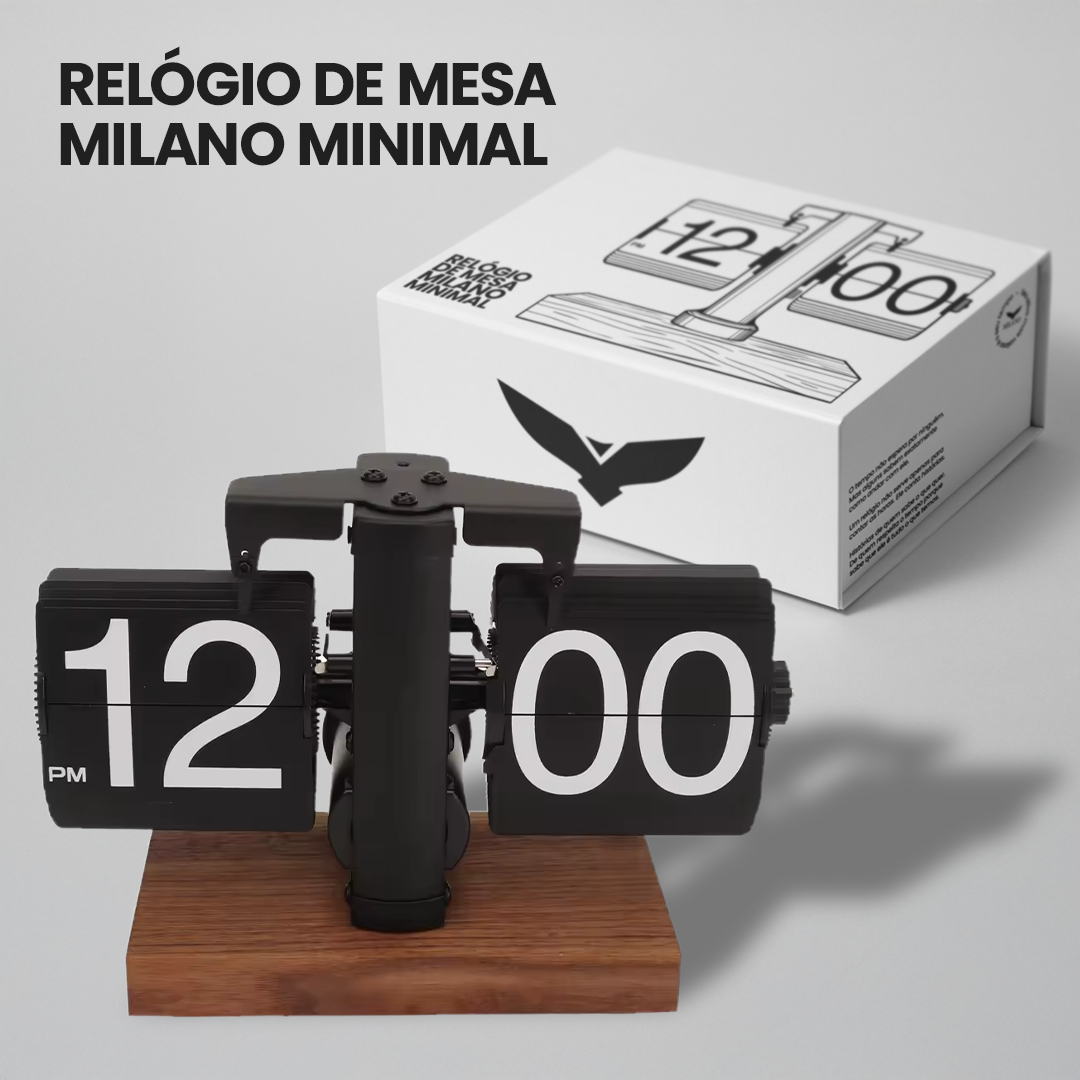 Relógio De Mesa Remigio Solari (1900s) Milano Minimal